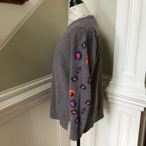 WYSE London 100% Cashmere Sweater 2 Medium V-Neck - Picture 8 of 12